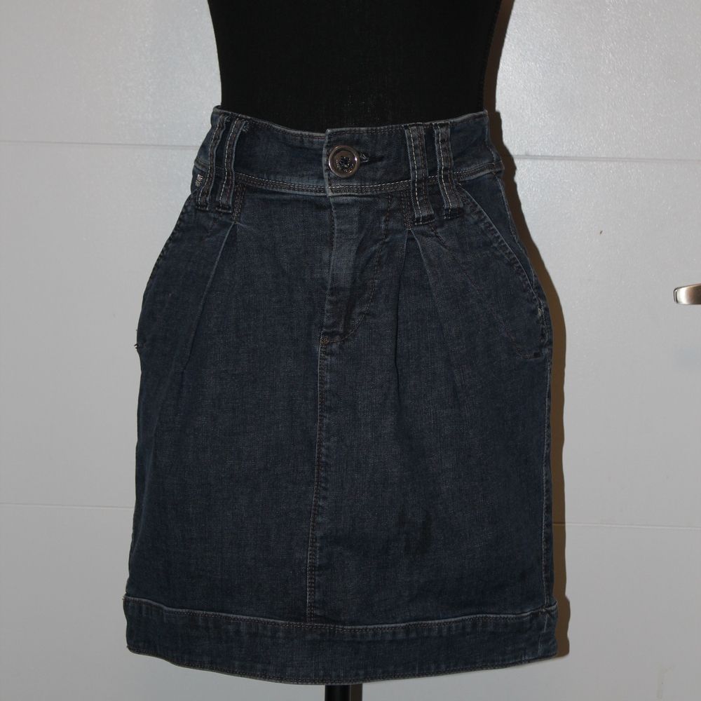 Miss Sixty Dark Denim Mini Skirt